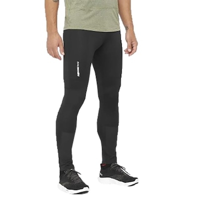 Calça Legging Salamon Cross Run Tight - Masculina - Foto 1