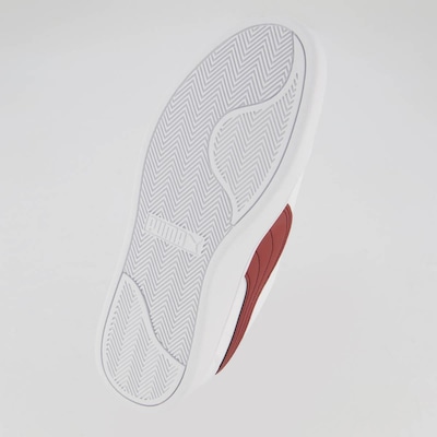Tênis Puma Shuffle Branco e Vermelho - Foto 5