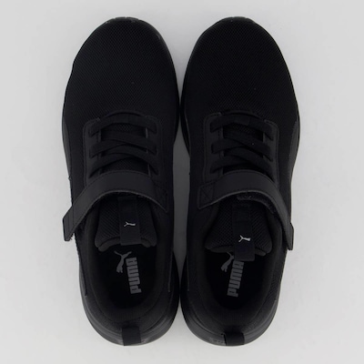 Tênis Puma Rickie Runner Juvenil All Black - Foto 4