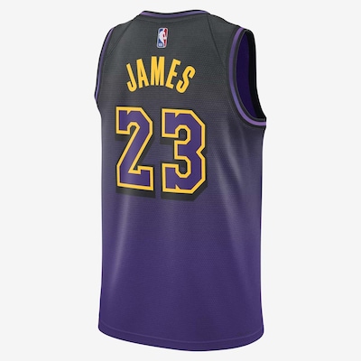 Camiseta Regata Nike Nba Los Angeles Lakers City Edition 2024/25 - Masculina - Foto 2