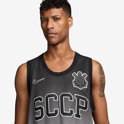 Camiseta Regata Nike Corinthians DNA - Masculina - Foto 3