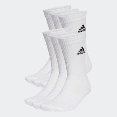Kit Meias adidas Cushioned Sportswear Crew com 6 Pares - Adulto - Foto 2
