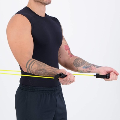 Extensor Elástico Everlast Resistência Média - Foto 4