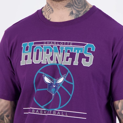 Camiseta NBA Box Out Charlotte Hornets - Masculina - Foto 5