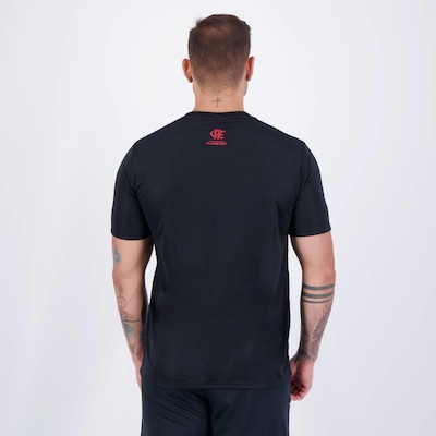 Camisa Flamengo Graduate Preta - Foto 4
