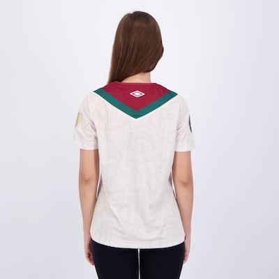 Camisa do Fluminense Iii 2024 Umbro Patch Libertadores - Feminina - Foto 4