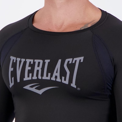 Camiseta Manga Longa Everlast Microfibra - Masculina - Foto 5