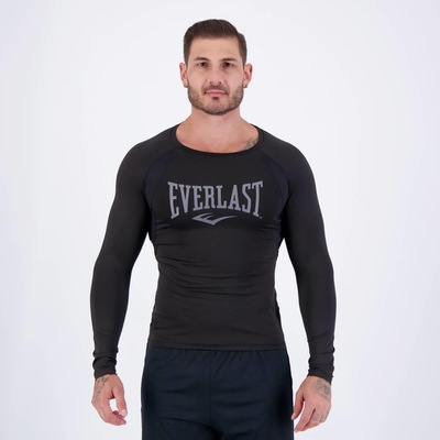 Camiseta Manga Longa Everlast Microfibra - Masculina - Foto 1