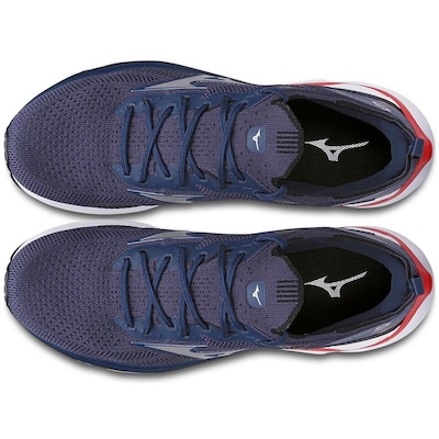 Tênis Mizuno Wave Mirai 5 + 3 Pares de Meia Cano Médio - Masculino - Foto 4