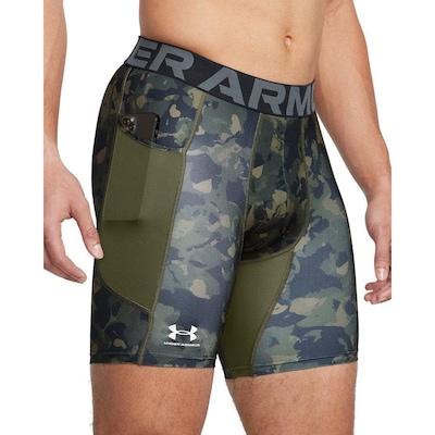 Shorts de Compressão Under Armour Heatgear Printed - Masculino - Foto 4