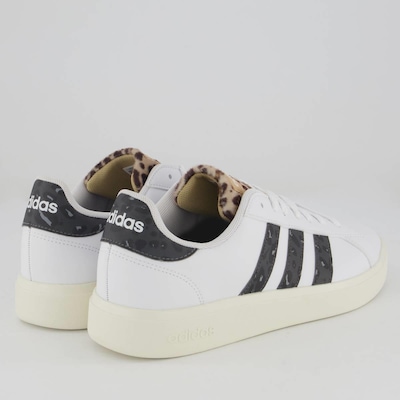Tênis adidas Grand Court Base 2.0 Animal Print - Feminino - Foto 3