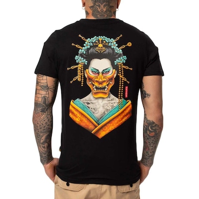 Camiseta Masculina Okdok Artistic Gueixa - OKDOK - Masculino - Foto 1