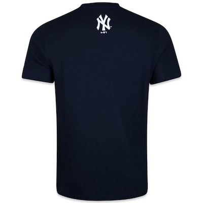 Camiseta New Era New York Yankees World Of Logos Masculina - Foto 2