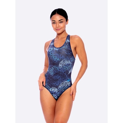 Maiô Speedo Cross Slim Foliage - Adulto - Foto 1
