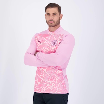 Blusão sem Capuz Puma Manchester City Pré-Jogo 2025 - Masculino - Foto 3