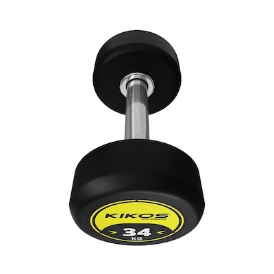 Dumbbell Rubber Kikos Pro 34Kg - Foto 2