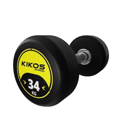 Dumbbell Rubber Kikos Pro 34Kg - Foto 1