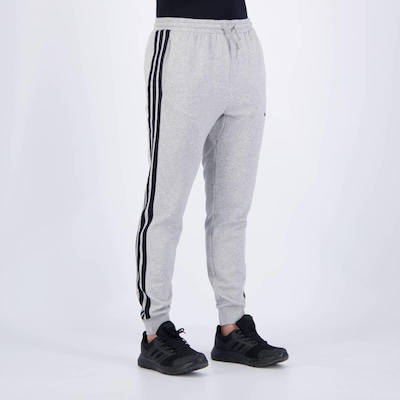 Calça Adidas French Terry 3 Stripes - Masculina - Foto 2