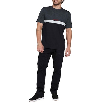 Camiseta Masculina Quiksilver Especial Topline - QUIKSILVER - Masculino - Foto 4