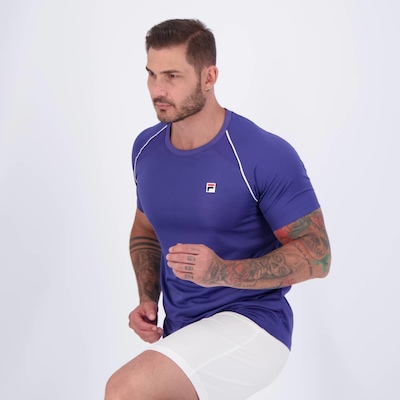 Camiseta Fila Tennis Line Azul - Foto 6