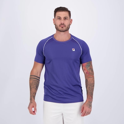 Camiseta Fila Tennis Line Azul - Foto 1