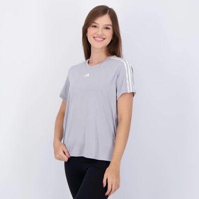 Camiseta adidas Essentials 3S Feminina - Foto 3