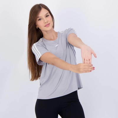 Camiseta adidas Essentials 3S Feminina - Foto 6
