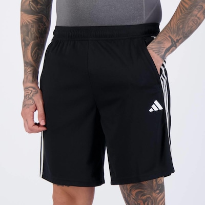 Bermuda adidas Essentials Tr 3 Stripes - Masculina - Foto 3