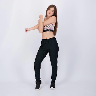 Conjunto Calça e Top Area Bege e Preto - Foto 6