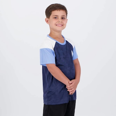 Camisa Manchester City Haaland 9 Irwell Infantil Marinho - Foto 3