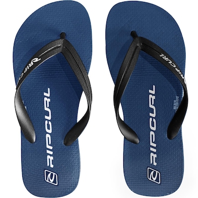 Chinelo Rip Curl Max Shock Navy - Masculino - Foto 1