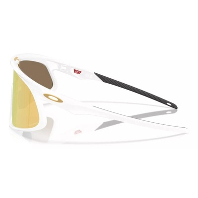 Óculos de Sol Oakley Ciclismo Rslv Matte White Prizm 24K - Foto 2