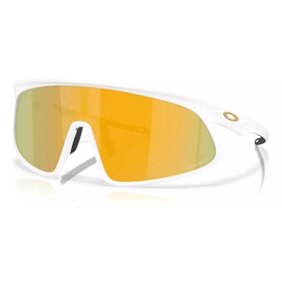 Óculos de Sol Oakley Ciclismo Rslv Matte White Prizm 24K - Foto 1