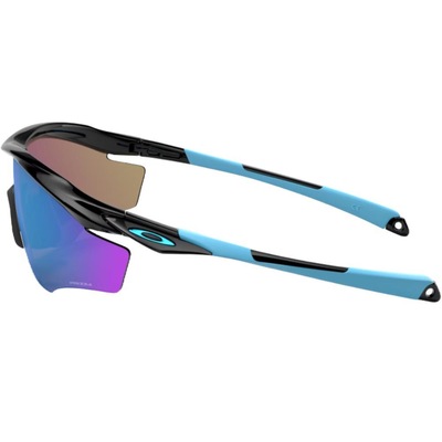 Óculos Ciclismo Oakley M2 Frame Xl Prizm Sapphire Polished Black - Foto 3