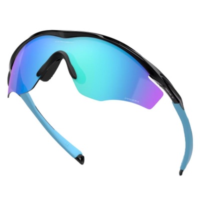 Óculos Ciclismo Oakley M2 Frame Xl Prizm Sapphire Polished Black - Foto 4