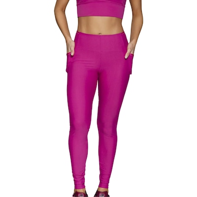 Calça Legging com Bolso 06785 Run More - Feminina - Foto 1