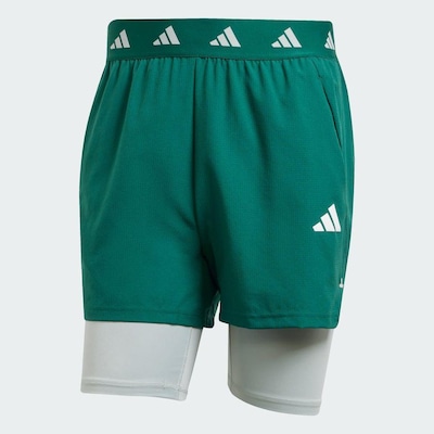 Shorts adidas 2 Em 1 Gym+ - Masculina - Foto 3