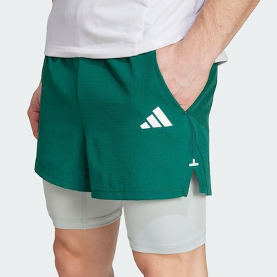 Shorts adidas 2 Em 1 Gym+ - Masculina - Foto 6