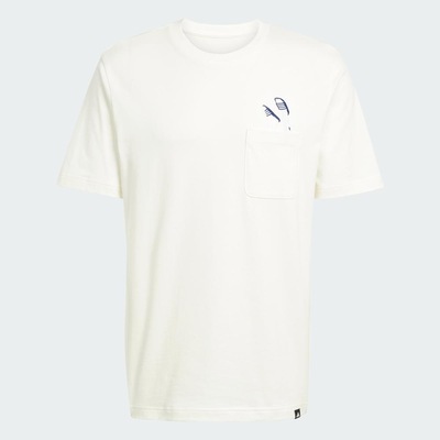 Camiseta adidas Estampada Bolso Lounge Slides - Masculina - Foto 2