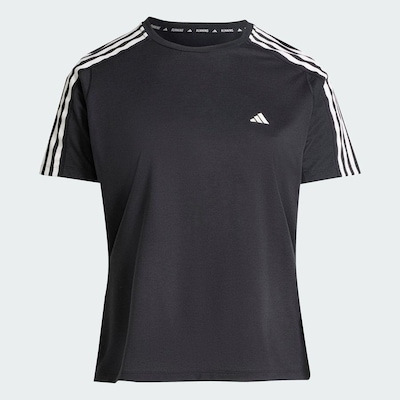 Camiseta adidas Own The Run Três Listras Plus Size - Feminina - Foto 3