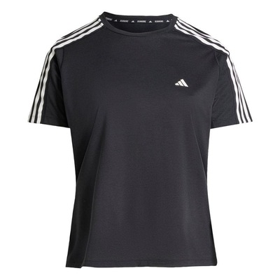 Camiseta adidas Own The Run Três Listras Plus Size - Feminina - Foto 1