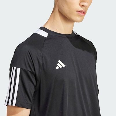 Camiseta adidas Sereno Aeroready Três Listras - Masculina - Foto 6