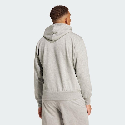 Blusão adidas Capuz Fleece Essentials Big Logo - Masculina - Foto 4