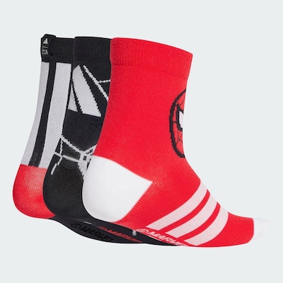 Meias adidas X Marvel Masculina-Aranha 3 Pares Infantil - Infantil - Foto 2
