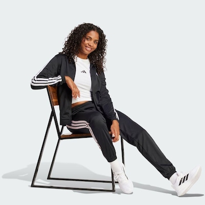 Jaqueta Tricot adidas Três Listras - Feminina - Foto 5