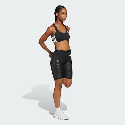 Shorts adidas Legging Corrida Adizero Control - Feminina - Foto 5