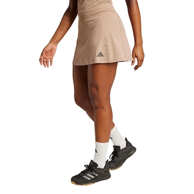 Shorts-Saia adidas Optime com Shorts Biker Integrado - Feminino - Foto 1