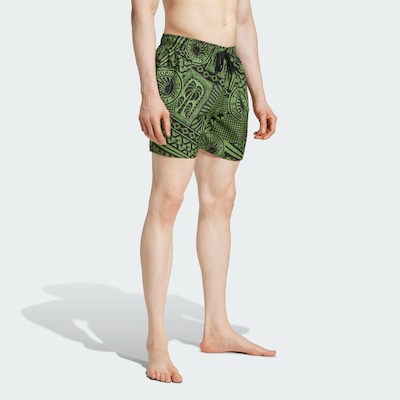 Short de Natação adidas 5-Inch adidas X Farm Três Listras - Masculino - Foto 5