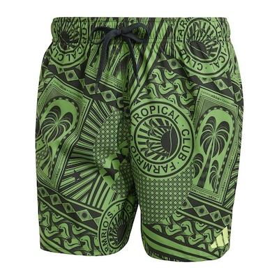 Short de Natação adidas 5-Inch adidas X Farm Três Listras - Masculino - Foto 1