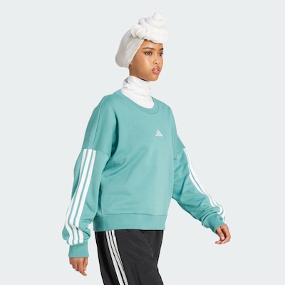 Blusão adidas Essentials Três Listras - Feminina - Foto 4